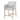 Charmydecor Scandinavian counter stool angled view showing armrests and cushioned seat
