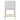 Charmydecor Scandinavian counter stool rear view showing clean minimalist wood structure