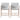 Charmydecor Scandinavian counter stool set of 2 front view showing upholstered seat, armrests, and natural wood frame