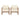 charmydecor set of 2 acacia wood patio chairs with beige cushions front view on white background