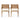 charmydecor set of 2 outdoor acacia wood dining chairs with cream cushions front view