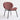 Charmydecor red shell lounge chair front view bean paste red modern red living room chair
