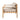 charmydecor side view of natural wood patio lounge chair with beige rope armrests from set of 2