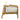 Charmydecor side view of teak finish outdoor club chair with rope back and thick beige cushions
