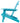 charmydecor side view of turquoise blue folding solid wood Adirondack chair for outdoor patio seating