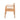 charmydecor side view of teak look acacia outdoor dining chair