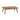 charmydecor slatted acacia wood outdoor coffee table with angled legs for patio conversation set