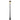 Charmydecor solar yard post light vintage black aluminum outdoor street lamp isolated product view