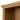 Charmydecor solid acacia wood bookcase crown top detail showing natural wood grain craftsmanship