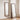 Charmydecor solid wood mirror wall mounted and freestanding dual use mirror in bedroom setting
