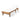 charmydecor Summerland acacia wood patio chaise lounge with white mesh sling seat and raised backrest