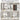 CharmyDecor surface mount medicine cabinet with mirror showing adjustable shelf positions and removable shelf detail