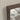 CharmyDecor surface mount medicine cabinet with mirror close-up of the brown wood-grain frame corner