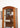 charmydecor teak arched display cabinet with drawers and glass shelves