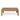 charmydecor teak finish acacia wood patio coffee table with slatted top front view