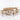 charmydecor teak finish acacia wood patio dining set with six cream cushioned chairs on white background