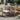 charmydecor teak finish patio dining chairs with beige cushions and woven wicker backs beside outdoor dining table