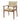 charmydecor teak finish wicker outdoor armchair with acacia wood frame and woven seat