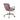 CharmyDecor top grain leather office desk chair back detail with brass frame