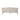 Beige upholstered headboard with wooden legs on a white background