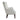 charmydecor tufted accent chair side view showing curved back and solid wood legs