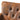 Close-up of a brown leather armchair with tufted backrest