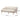 Beige tufted sofa with dimensions labeled on a white background