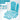 charmydecor turquoise blue solid wood Adirondack chair parts with partially pre-assembled backrest