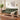 Charmydecor twin convertible sofa bed 69 inch green sofa bed styled with floor lamp and decor