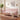 Charmydecor twin convertible sofa bed pink teddy fleece sofa angled view showing tufted seat design