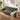 Charmydecor twin convertible sofa bed side view showing tufted seat and gold metal legs
