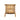 charmydecor underside view of acacia wood patio dining chair with reinforced seat support
