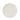 Top view of round ivory upholstered stool ottoman with boucle fabric finish