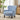 charmydecor vintage tufted upholstered lounge chair with nailhead trim in living room