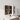 CharmyDecor wall mounted medicine cabinet with bins and hooks beside the open mirrored door in a bathroom setting
