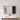 CharmyDecor oak-look wall mounted medicine cabinet front view above a sink with mirrored front and side storage.