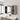 CharmyDecor wall mounted medicine cabinet above a bathroom vanity with a closed central mirror and two open side cabinets