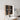 CharmyDecor wall mounted medicine cabinet in a bathroom, showing organizer compartments and a small round mirror