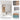 CharmyDecor wall mounted medicine cabinet set with close-up views of a hinge, door bumper and cabinet hardware