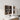 CharmyDecor wall mounted medicine cabinet with mirror door swung open beside the stocked bin-and-hook organizer.