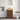 CharmyDecor walnut-look bathroom vanity with vessel sink in brushed gold beneath an oval mirror.
