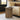 Charmydecor walnut side table beside cream sofa with round wood veneer top