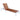 Charmydecor white and brown acacia wood patio chaise lounge with adjustable reclining backrest