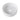 CharmyDecor white ceramic vessel sink in an elevated view showing the glossy bowl and circular drain opening.