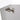 CharmyDecor white floating bathroom vanity close-up of the soft-close cabinet door hinge.