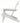 White folding Adirondack chair side view showing reclined backrest by charmydecor