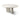 Charmydecor white marble coffee table product view with round marble top and architectural stone base