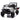 Charmydecor white ride on car side view showing open doors and rugged off-road design
