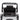 Black seat with safety belt and LED light bar on a white background