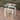 charmydecor white side table living room beside green sofa with 2 tier glass shelf